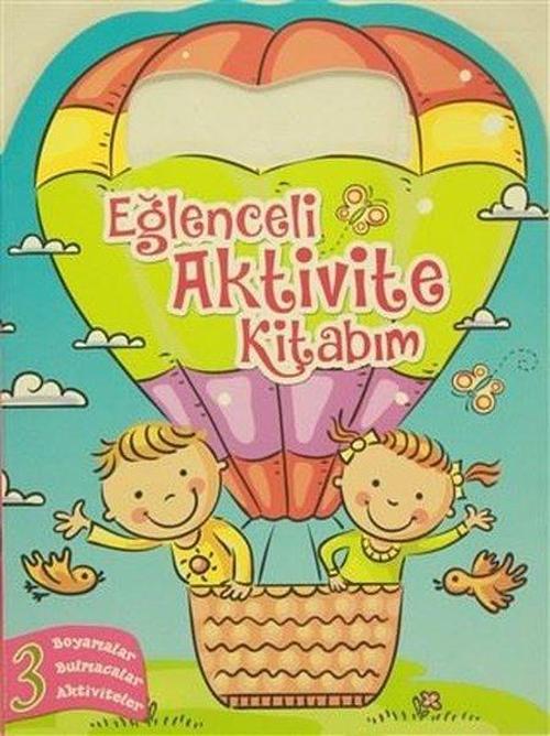 Eğlenceli Aktivite Kitabım 3 - Pembe Kitap Boyama Kitabı