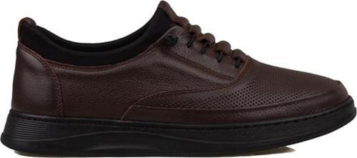 Kahverengi Lastikli Erkek Gündelik Ayakkabı