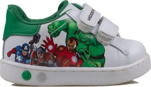 Beyaz Işıklı İlk Adım Bebe Sneaker
