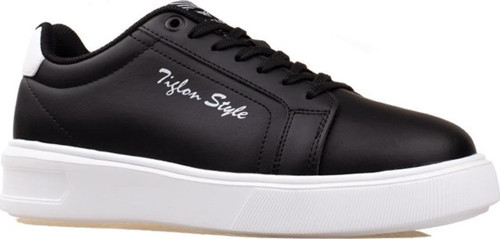 Siyah-Beyaz Anatomic Comfort Düz Kalın Taban Sneaker