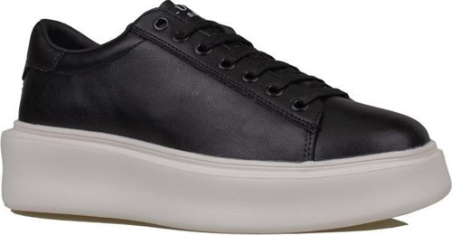 Siyah Gage Erkek Deri Sneaker Ayakkabı