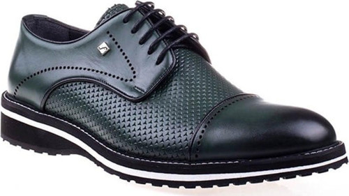 Yeşil Erkek Eva Taban Hakiki Deri Günlük Ayakkabı