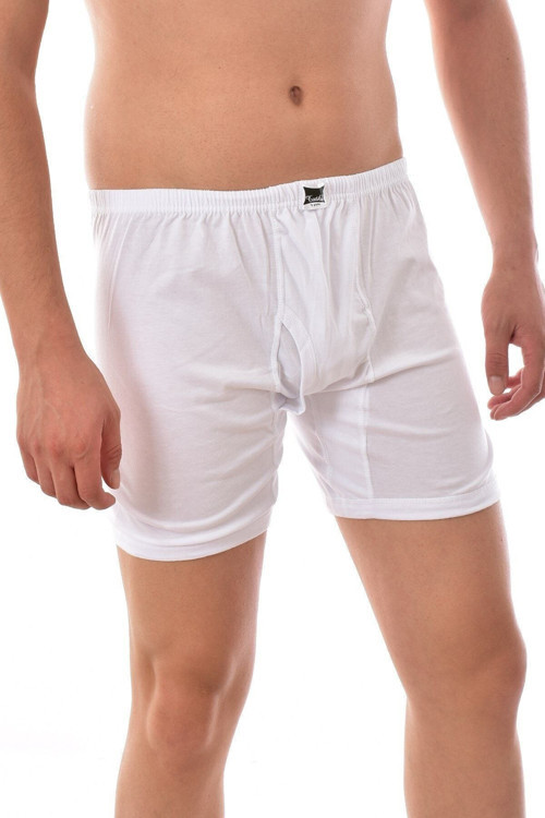 Erkek Beyaz Paçalı Boxer