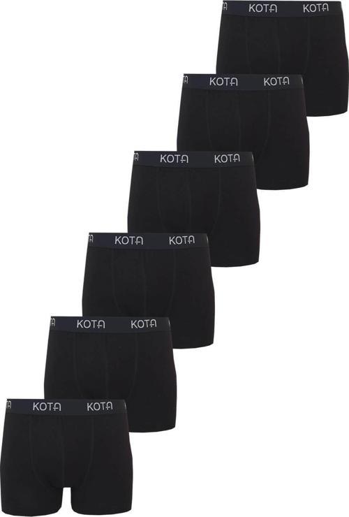 6Lı Erkek Likralı Boxer Pamuklu Esnek Rahat Renkli Paçalı