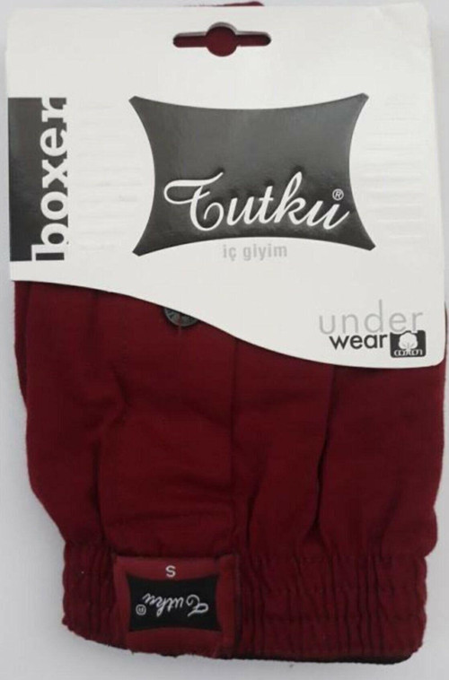 4 Adet Bordo Penye Boxer