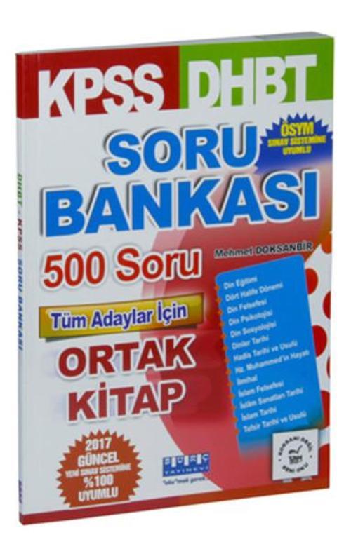 KPSS DHBT Soru Bankası 500 Soru