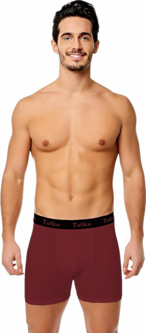 1'Li Paket 0400 Elastan Spor Erkek Boxer