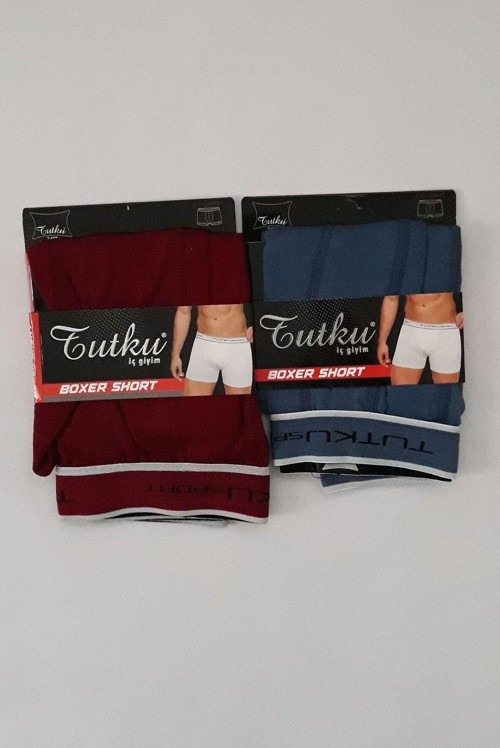 Erkek Karışık Renk Spor Boxer 2'Li Paket