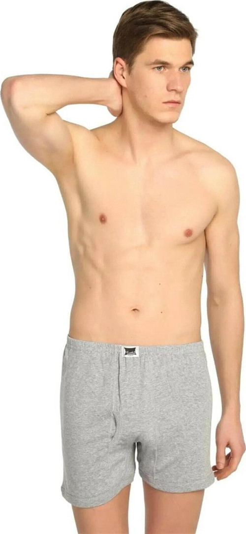 6'Lı Erkek Penye Arjantin Uzun Paçalı Erkek Boxer
