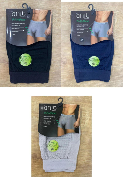 3 Adet Düz Renk Likralı Bambu Erkek Boxer %96 Bambu %4 Likra Karışık Renk