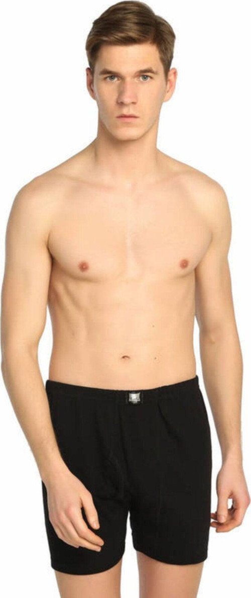 Erkek Siyah Büyük Beden Renkli Ribana Arjantin Boxer 6'Lı Ekonomik Paket