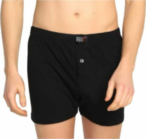 Erkek Havlu Bel Düz Pamuklu Boxer 3'Lü