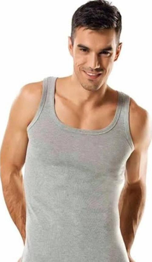 Erkek Spor Atlet 3Lü Paket Pamuklu Ribana Kumaş