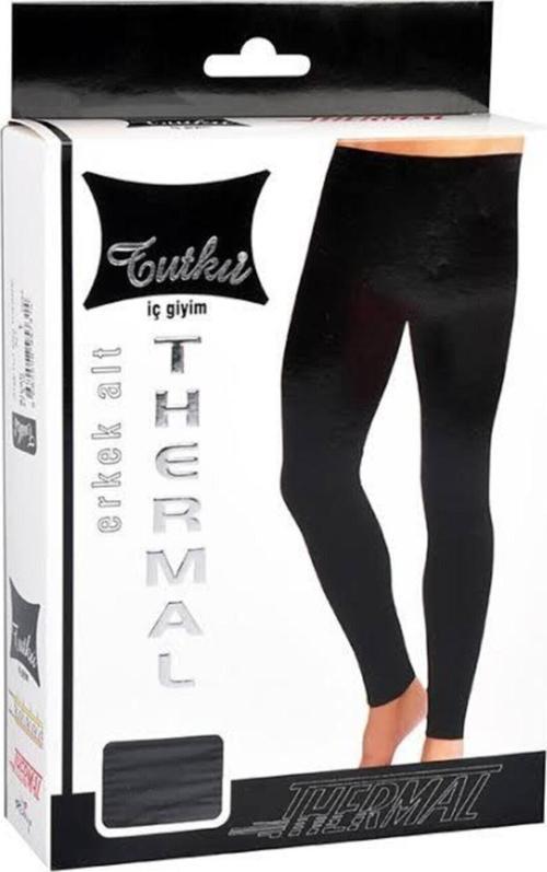 Erkek Siyah Termal Tayt