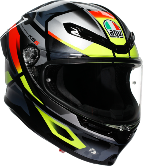 KASK/K6 S MPLK ERAZER BLACK/RED YELLOW FLUO M0186