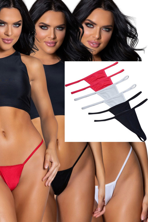 Miss Süprem Penye Tanga String Külot 6'lı
