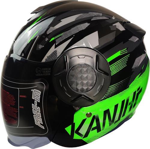 FR-665 GREEN YARIM KASK