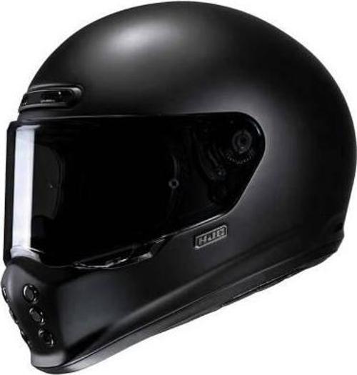 V10 KASK SEMI FLAT SİYAH