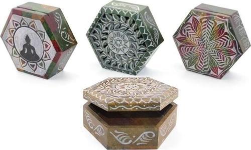 Obsidian Taşı Kutu Ksk2240