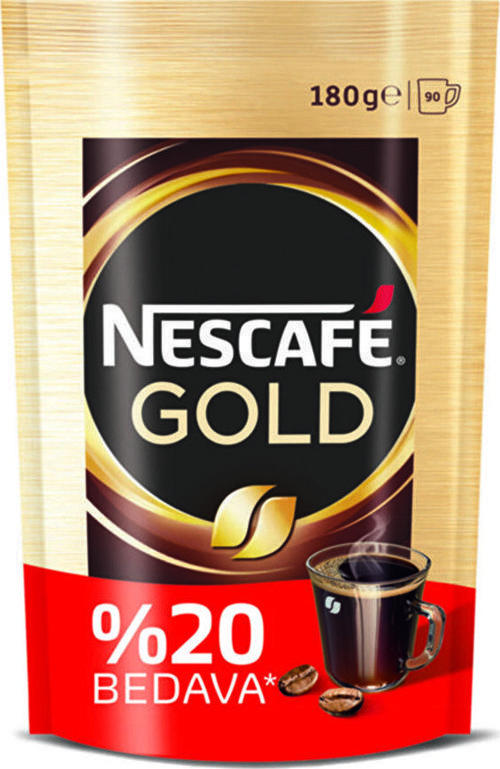 Gold Çözünebilir Kahve Eko Paket 2x180 gr