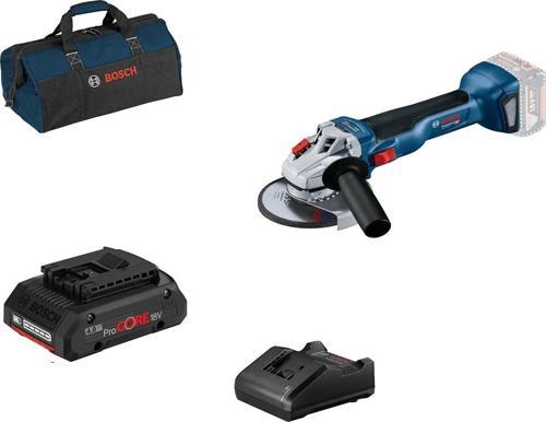 Gws 18V-10 Procore 1x4.0Ah Tek Akülü Taşlama Makinesi
