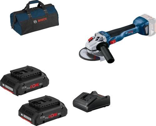 Gws 18V-10 Procore 2x4.0Ah Çift Akülü Taşlama Makinesi