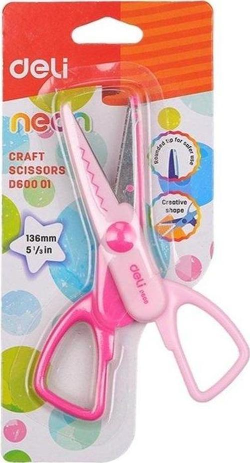 D60001 NEON CRAFT ÇOCUK MAKASI 14cm BLİSTER