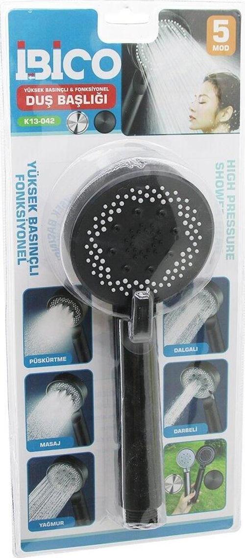5 MOD YUVARLAK=8.7CM DUŞ BAŞLIK KADEMELİ VAKUMLU SİYAH GÖVDE - SİYAH ZEMİN - BEYAZ-SYH İĞNE SAP:14CM (5060)