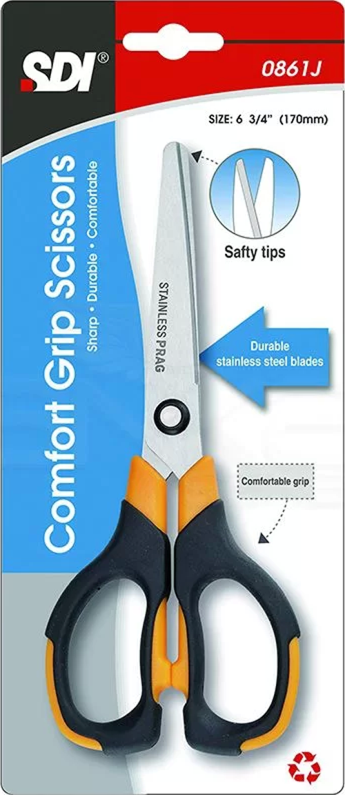 Sdi Simetrik Kauçuk Saplı Ofis Makas Kod:0861J