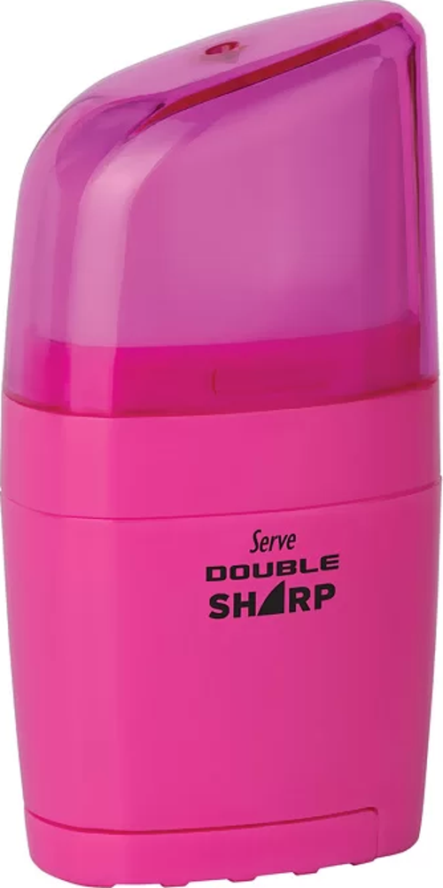 DOUBLE SHARP SİLGİLİ KALEMTRAŞ PEMBE