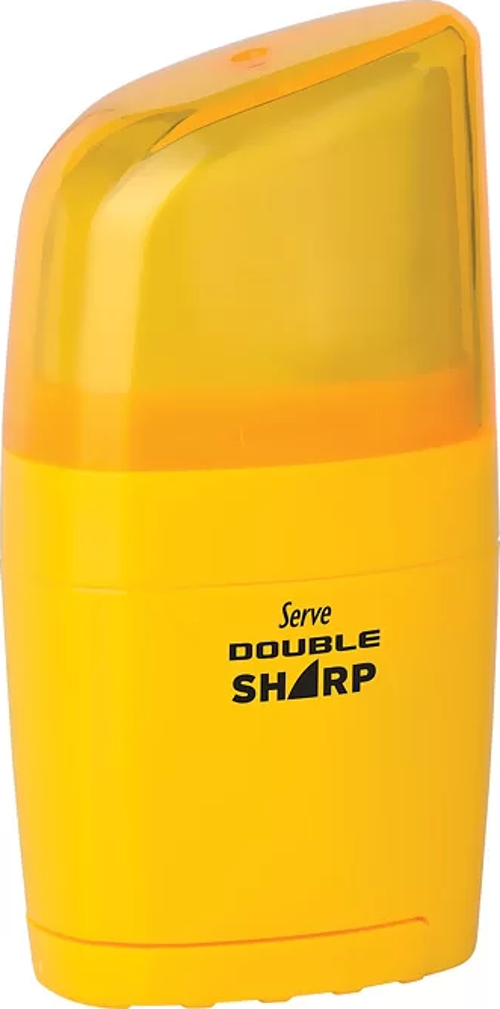 DOUBLE SHARP SİLGİLİ KALEMTRAŞ SARI