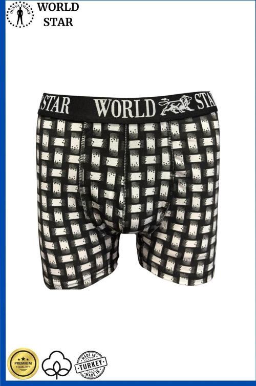 Aria's Closet Likralı Pamuklu Renkli Erkek Boxer