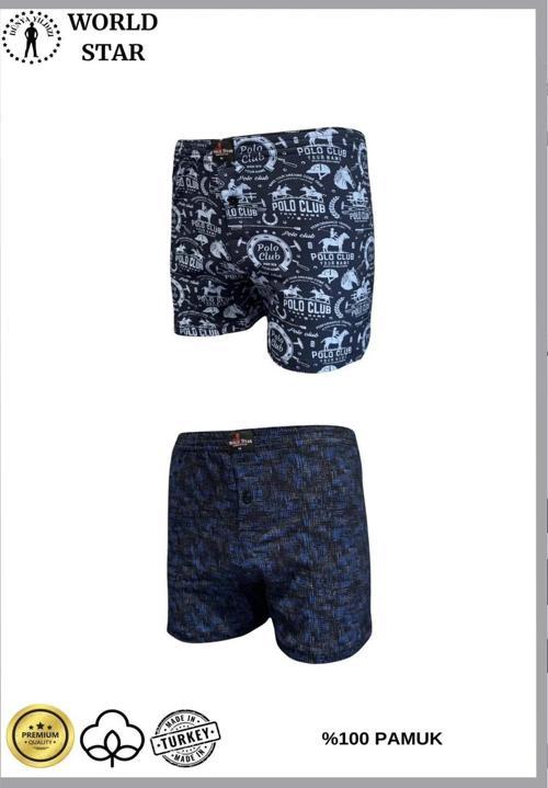 Aria's Closet 2'li Likralı Pamuklu Renkli Erkek Boxer