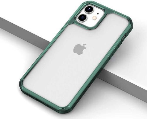 Apple iPhone 11 Kılıf Zore Roll Kenarları Renkli Şeffaf Kılıf