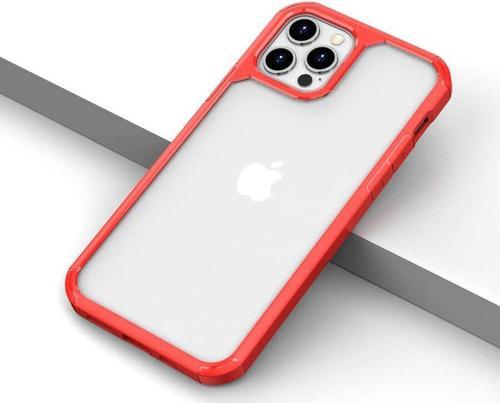 Apple iPhone 11 Pro Max Kılıf Roll Kenarları Renkli Şeffaf Kılıf