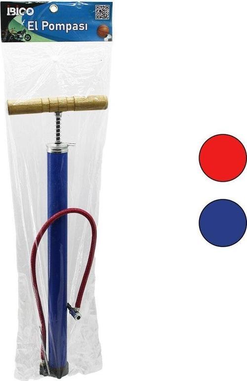 METAL GÖVDE   AHŞAP KOL   İRAN  EL POMPASI  55CM   TOP - BİSİKLET - MOTOR  AYAKLIK APARATLI (5060)