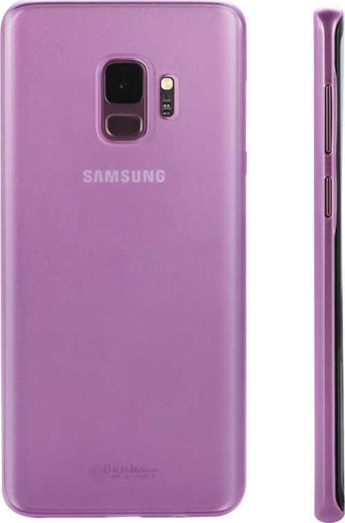Galaxy S9 Kılıf Lollipop İnce Pürüzsüz Mat Yüzey Kılıf Mor