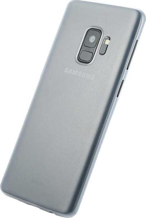 Galaxy S9 Kılıf Lollipop İnce Pürüzsüz Mat Yüzey Kılıf Transparan Beyaz