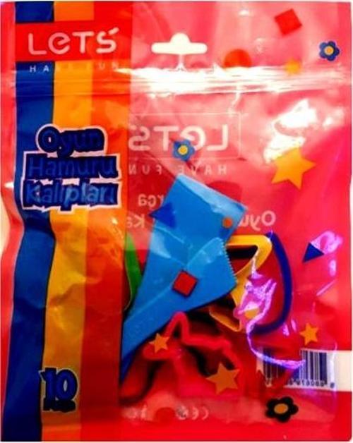 Oyun Hamuru Kalıbı 10 Parça L8416 - 2 paket