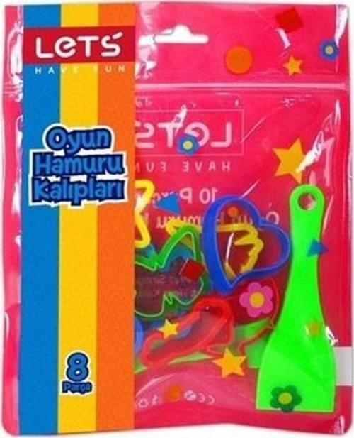 Oyun Hamuru Kalıbı 8 Parça L8411 - 2 paket