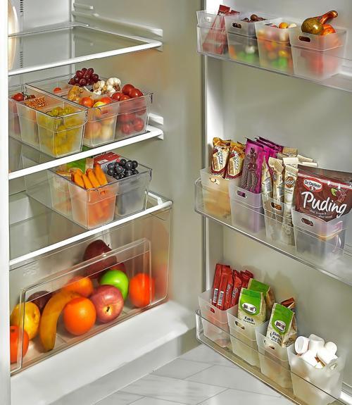 Büro Ev Ofis Buzdolabı için 6ADET Mini Kapak Düzenleyici Organizer Kutu Seti