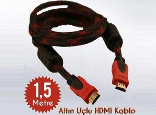 Büro Ev Ofis için 150CM Golden Uçlu HDMI Kablosu
