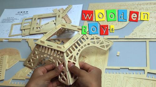 Büro Ev Ofis Çocuk Hediyesi için 3D Ahşap Horoz Motifli Yapboz Puzzle