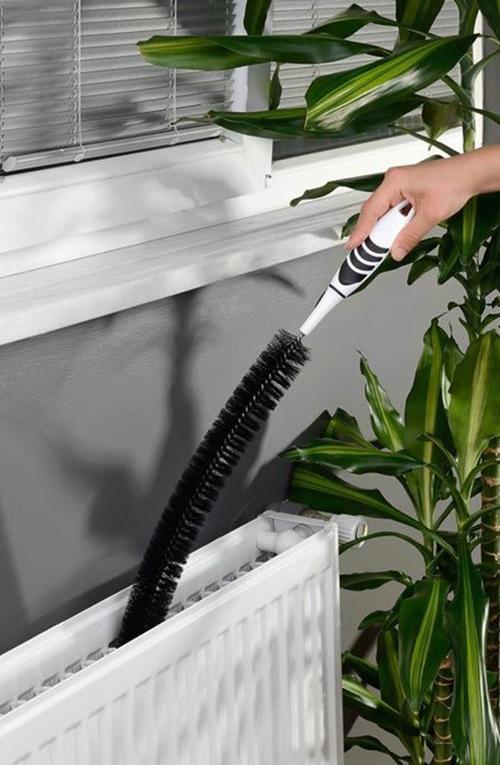 Büro Ev Ofis Yazlık Hijyeni için Kalorifer Peteği Kolay Temizleme Fırçası