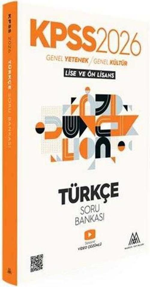 2026 KPSS Türkçe Soru Bankası Marsis Yayınları