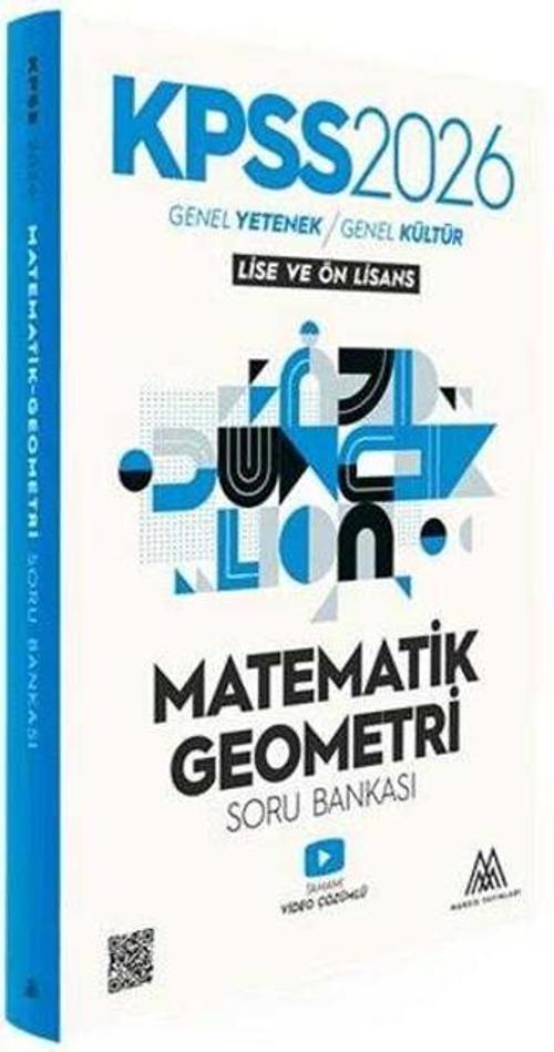 2026 KPSS Matematik Geometri Soru Bankası Marsis Yayınları