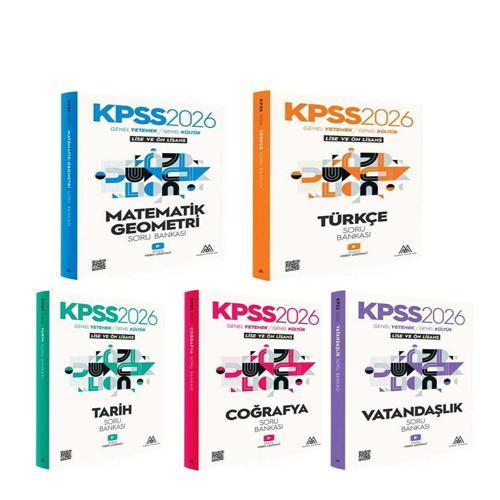 Marsis Yayınları 2026 KPSS Soru Bankası Seti 5 Kitap