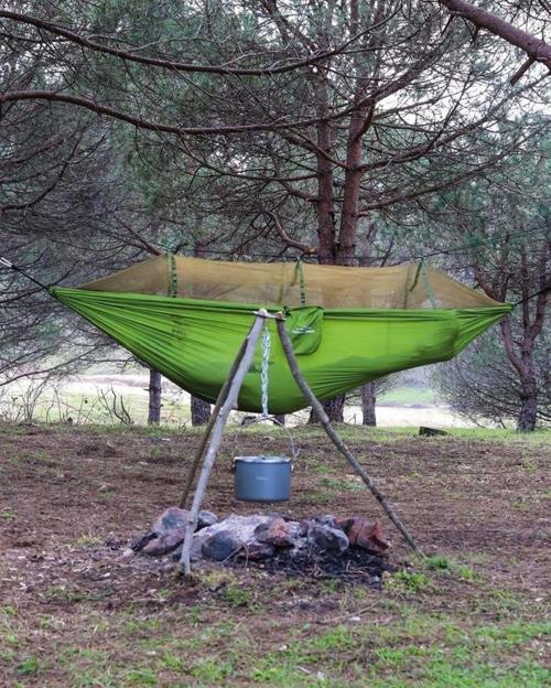 Cibinlikli Hamak 280x150cm HAKİ