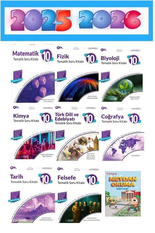 Palme Yayınları 10. Sınıf Soru Bankası Seti 2025-2026