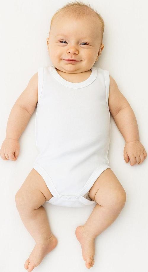 Geniş Askılı Bebek Çıtçıtlı Body